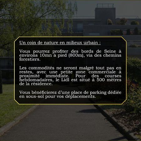 The Green Home - Quiet And Fully Equipped High-End Studio With Parking Courcouronnes Exterior photo